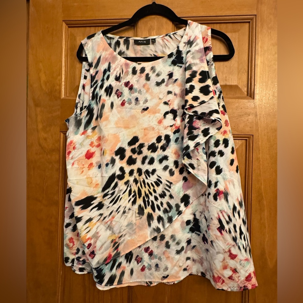Apt. 9 Women’s Sleeveless Blouse, sz XL